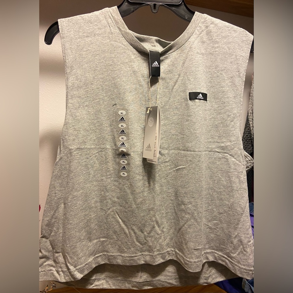 Adidas Cropped Cutoff Tank